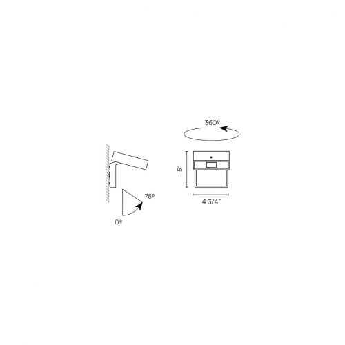 Vibia Alpha 7940/7942 Lampada a parete - immagine 2