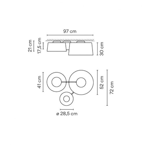 Vibia Tube 6115 Lampada a soffitto - immagine 2