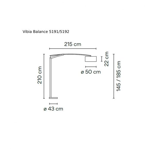 Vibia Balance Lampada da terra - immagine 11