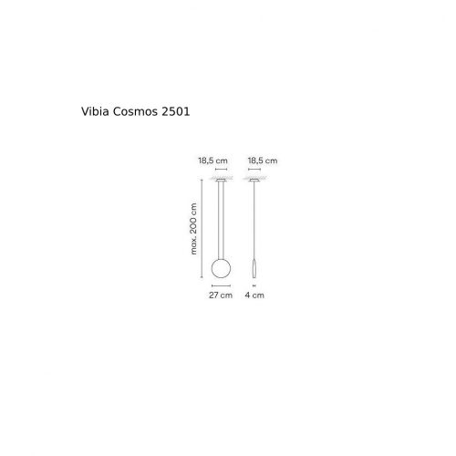 Vibia Cosmos 2500/2501 Suspension lamp - Image 9