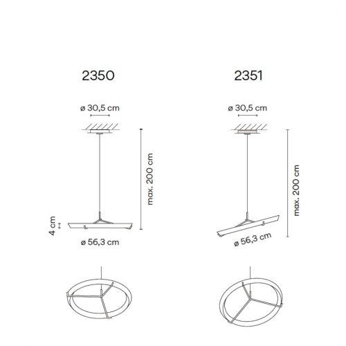 Vibia Halo Jewel 2350/2351 Lampada a sospensione - immagine 3