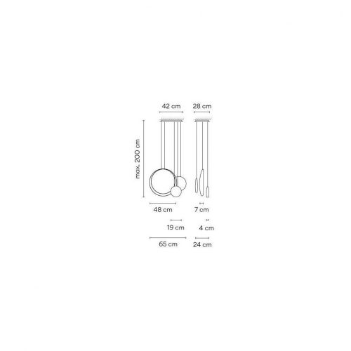 Vibia Cosmos 2511 Suspension lamp - Image 2