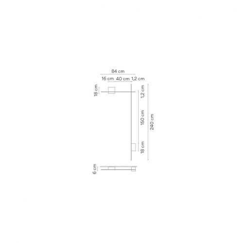 Vibia Structural 2617 Lampada a parete - immagine 5