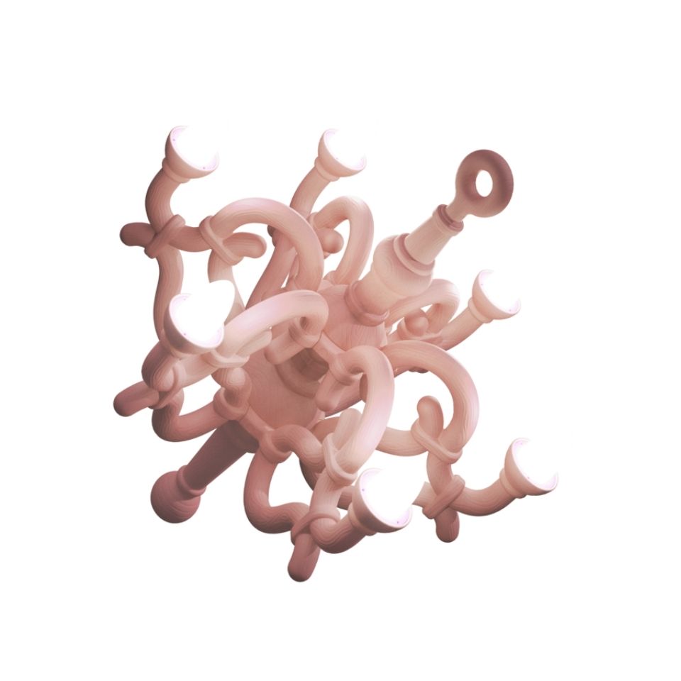 Qeeboo Fallen Chandelier XL (image for) Qeeboo Fallen Chandelier XL