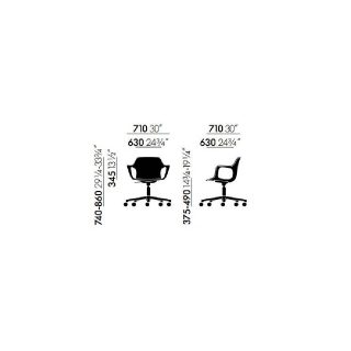 Vitra HAL Armchair Studio Office chair - Image 5