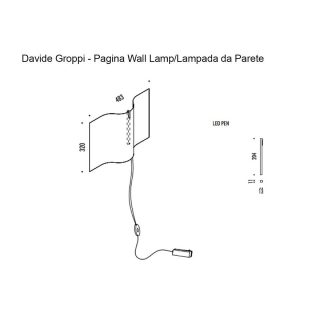 Davide Groppi Pagina Wall lamp - Image 2