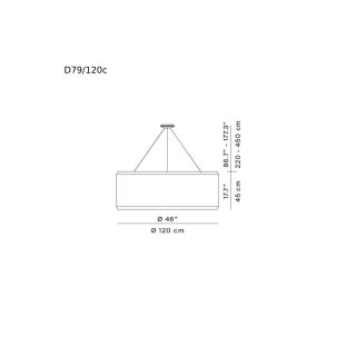 Luceplan Silenzio Suspension lamp - Image 3