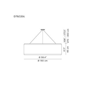 Luceplan Silenzio Suspension lamp - Image 2