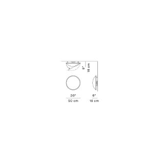 Luceplan Trama Wall/Ceiling lamp - Image 2