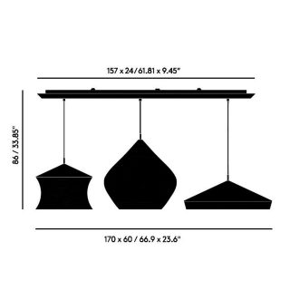 Tom Dixon Beat Trio Linear - immagine 2