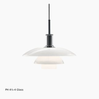 Louis Poulsen PH 4/3 - PH 4½-4 Glass Suspension Lamp - Image 5