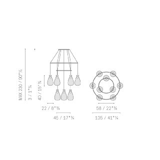 Poltrona Frau Soffi Chandelier - Image 13