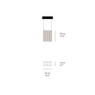 LZF – Tomo Tall Lampada a Sospensione - immagine 2