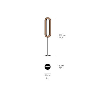 LZF – Lens Super Oval Lampada Da Terra - immagine 3