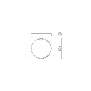 Rendl Light Studio – Mezzo 80 Suspension Lamp - Image 2